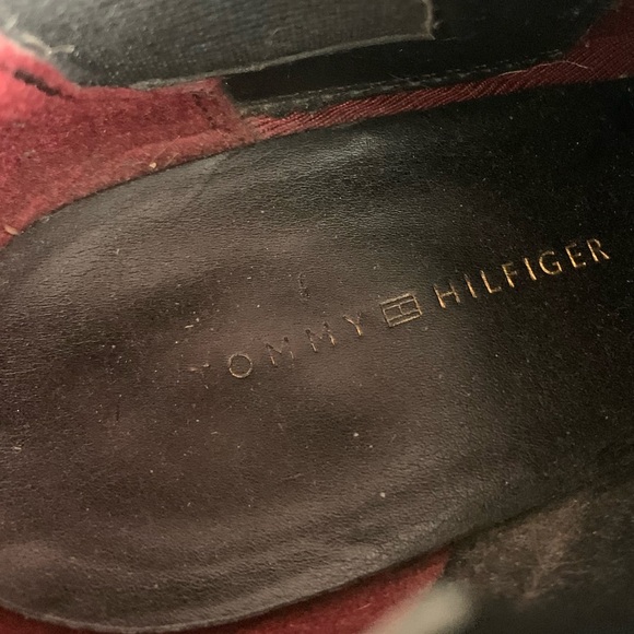 Tommy Hilfiger Velvet Heeled boots US 6 - Picture 5 of 6